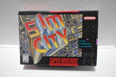 SimCity (Super Nintendo Entertainment System, SNES) NEW SEALED - Image 1 of 4