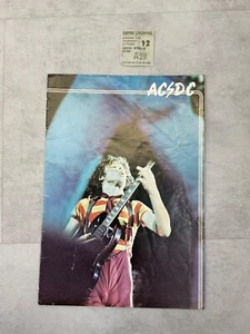 AC DC Spring Tour 1977 Offical Programme & Ticket, SUPER RARE VGC - Bild 1 von 9