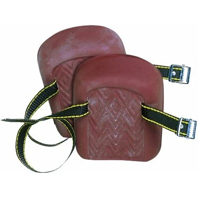 CLC Custom Leathercraft 317 Molded Natural Rubber Kneepads, Single Strap , Brown - Image 1 of 2