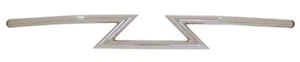 4" x 1" Chrome Z Handlebars For Harley Sportster Dyna Softail 40010 - Picture 1 of 1