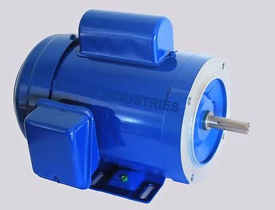 AC MOTOR, 3/4HP, 3450 RPM, 1PH, 115V/208-230V,  56C/TEFC, WITH BASE - Image 1 of 4