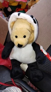 Disney Winnie The Pooh Panda Costume Plush 8" With Tag - Picture 1 of 3