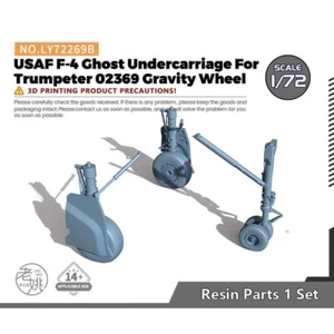 LY72269B 1/72 USAF F-4 Ghost tren de rodaje para trompetista 02369 rueda de gravedad - Imagen 1 de 3