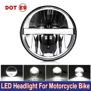 DOT 5-3/4" 5.75"inch LED Headlight Hi-Low Projector DRL for Motor Motorcycle - Picture 1 of 9