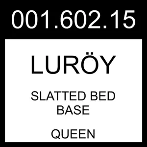 IKEA LUROY LURÖY Slatted Bed Base Queen 001.602.15 - Picture 1 of 4