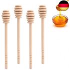 Honigrührer Aus Holz, 4 Stück, Honiglöffel, Aus Holz - Honigheber Honigspirale H