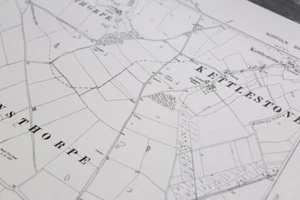 Vintage Norfolk Ordnance Survey Map - Fakenham - Kettlestone - Pensthorpe - Picture 1 of 3