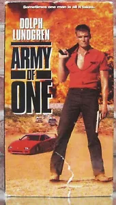 Army of One VHS (1994 Live Home Video) Dolph Lundgren - Picture 1 of 10
