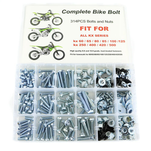 Frame Engine Body Bolt Kit Fit For Kawasaki KLX110 KLX125 KLX125 KLX140 KLX250 