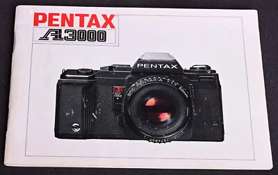 Original Pentax A3000 Camera User Manual 1984 Edition - Excellent - Image 1 of 3