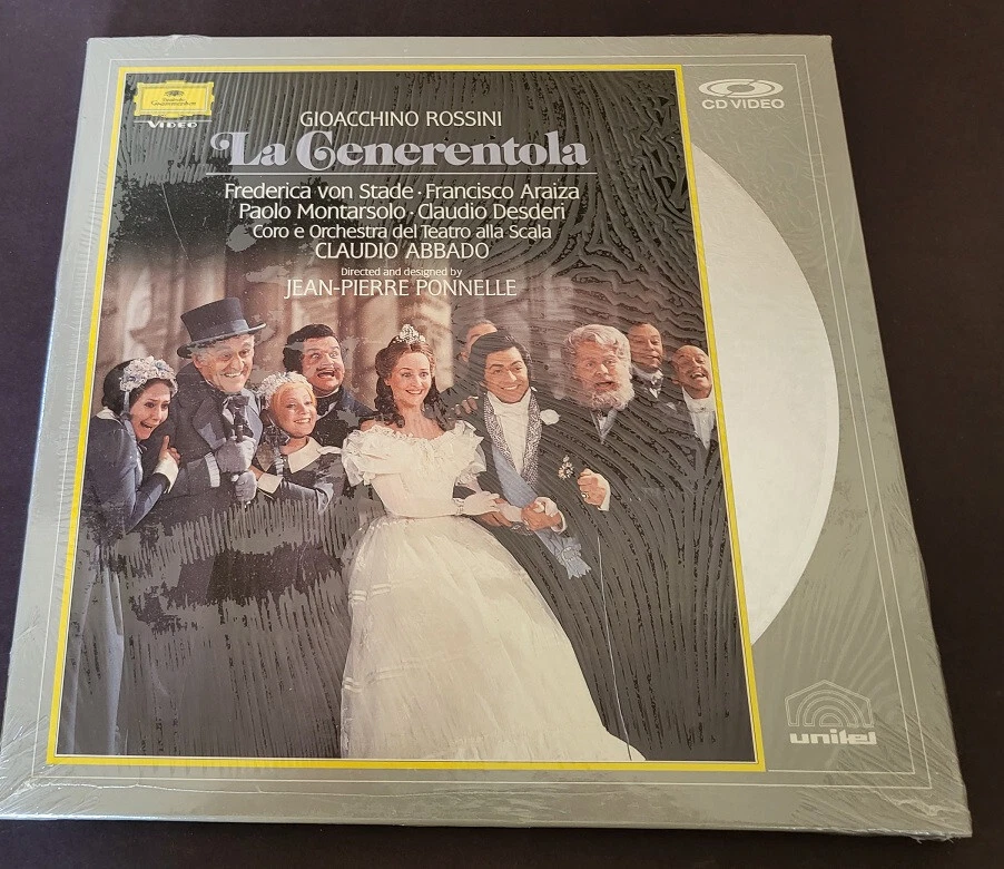 La Cenerentola (Cinderella)Gioacchino Rossini Laserdisc Jean Pierre Ponnelle New - Image 1 of 2