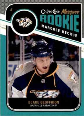 2011-12 O-Pee-Chee Marquee Rookie Blake Geoffrion RC #578 - Image 1 of 2