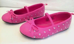 Toddler Girls Closeout Size "2", "3" PINK Premium Mary Jane Flats - Picture 1 of 4