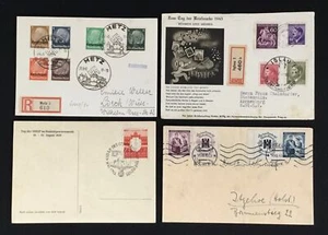 GERMANY -1940/43 WW II --8 x COVER / CARD --F/VF - Picture 1 of 2