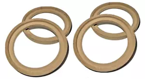 2 Pair 8" Inch Flush Mount Speaker Rings Car Audio Spacer Recessed Fiberglass - Picture 1 of 1