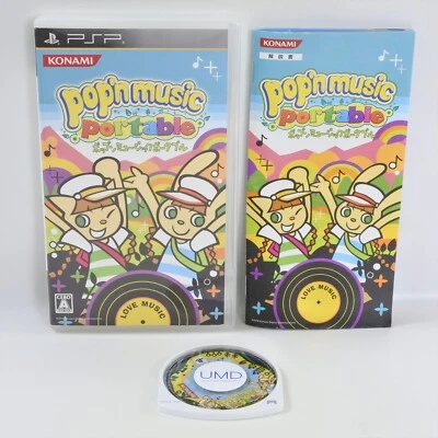 POP'N MUSIC PORTABLE Popn UMD PSP Playstation Portable psp - Image 1 of 3