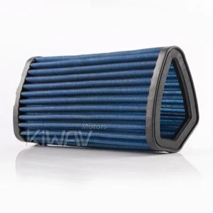 reusable washable Air filter blue cotton gauze for DUCATI 1198S CORSE 10 - Picture 1 of 4