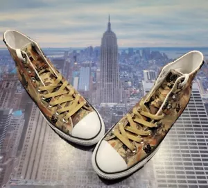 Converse Chuck Taylor All Star Pro High Top Peace Camo Mens Size 9 A02414C New - Picture 1 of 7