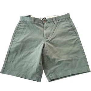 Neu mit Etikett J. Crew Herren 9" Shorts Flex Chino Stretch Gr. 30 Grün H5020 Bermuda - Bild 1 von 8