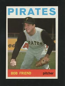 #20 BOB FRIEND, Piratas - 1964 Topps: Casi nuevo+, paquete fresco, gran brillo 230816 - Imagen 1 de 3