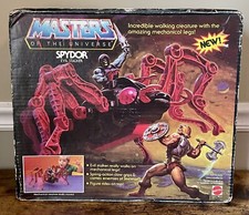 Vintage 1985 Masters Of The Universe Spydor Action Figure MISB He-Man MOTU