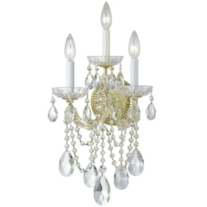 Crystorama Maria Theresa Wall Sconce, Crystal Spectra Crystal - 4423-GD-CL-SAQ - Picture 1 of 1
