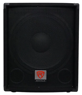 Rockville SBG1154 15" 800 Watt Passive 4-Ohm Pro DJ Subwoofer, MDF/Pole Mount - Image 1 of 4