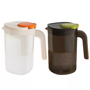 Drink Pitcher Large Capacity Cold Water Pitcher 2200ml Fridge Iced Drink Kettle - Picture 1 of 14