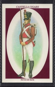 SOLDADOS DE WATERLOO - SERVICE DE SANTE - 25 + Años Tarjeta del Reino Unido # 5 - Imagen 1 de 2