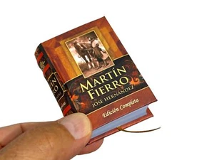 Martin Fierro Mini Book complete edition in Spanish Hardcover 433 pgs Argentina - Imagen 1 de 3