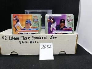 ⚾ 1992 ULTRA ⚾ Complete Set, Series 1 & 2 (Sorted/Boxed), 600 ct - Nolan Ryan - Picture 1 of 1