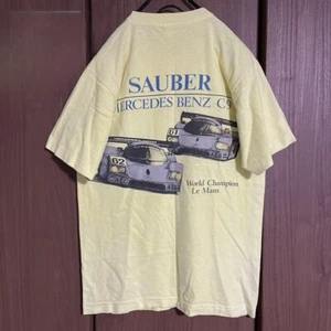 SAUBER Mercedes-Benz C9 T-shirt Tee World Champion Le Mans Hang Ten Vintage - Picture 1 of 9