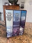 The Civil War Box Set: A Narrative 3 Volume Box Set By Shelby Foote Vintage Vg!