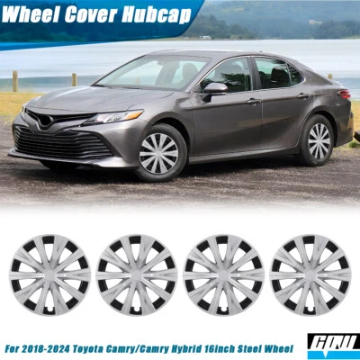 For 2018-2024 Toyota Camry/Camry Hybrid 16" Wheel Covers 4PCS Hub Caps - Image 1 of 4