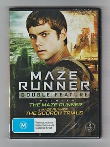 The Maze Runner / Maze Runner: The Scorch Trials DVD 2 Movie Pack - New & Sealed