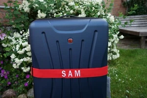 Luggage Strap, Personalized Luggage Strap, ID Strap, Travel Belt, Security Belt - Picture 1 of 12