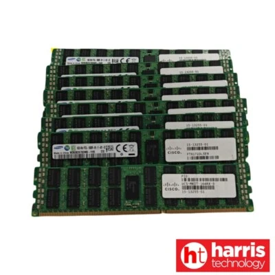 8PK Samsung M393B2K70DMB-YH9 16GB 4Rx4 PC3L-10600R DDR3 15-13255-01 RDIMM ECC  F - Image 1 of 4