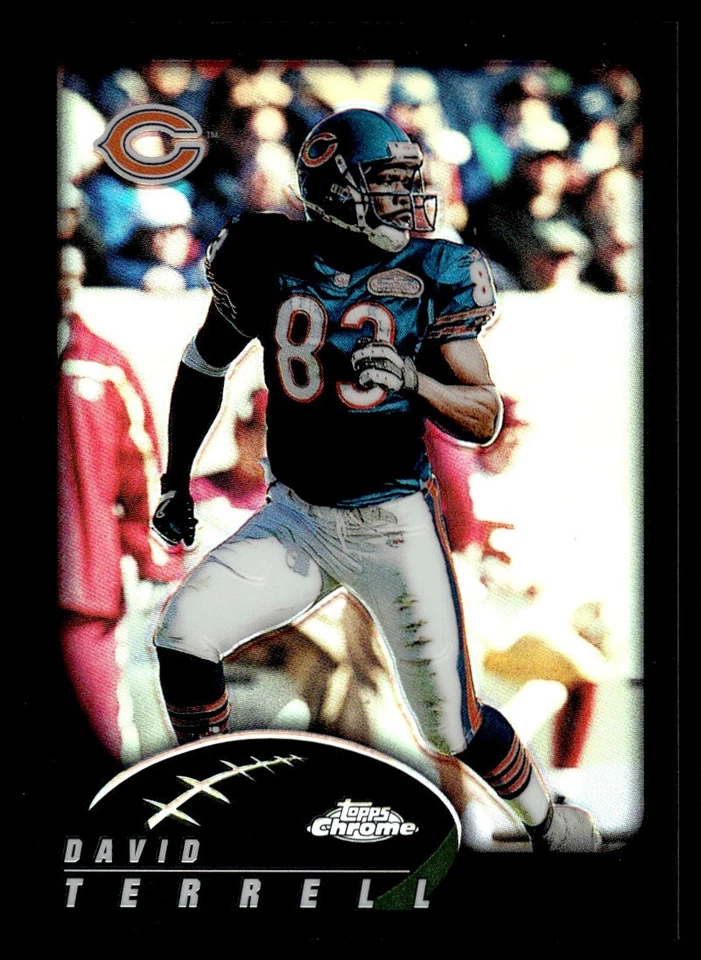 2002 TOPPS CHROME REFRACTOR DAVID TERRELL 150/599 San Francisco 49ers #82 - Image 1 of 2