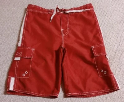 Arizona Jean Co. Bañador niño talla 7 rojo y blanco 100 % poliéster 23 Foto 1 de 4