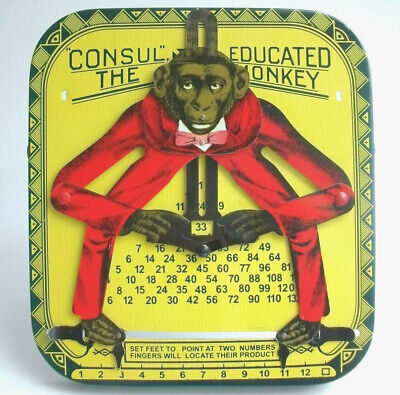 Consul The Educated Monkey Affenrechner Affe Rechner Nostalgie Blechspielzeug • 19.50€