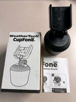 WeatherTech CupFone Portavasos Universal Ajustable Montaje Coche para Teléfono Celular NUEVO Foto 1 de 2