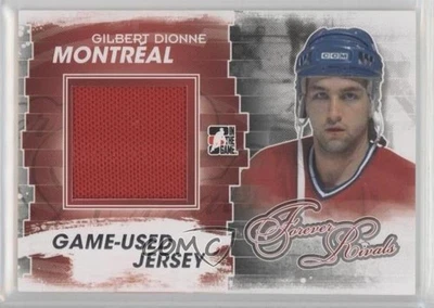 2012-13 ITG Forever Rivals Series Game-Used Red Jersey Gilbert Dionne #M-31 - Image 1 of 2