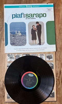 Edith PIAF and Theo SARAPO at the BOBINO ORIGINAL  LP 1963 ST-10348 EXCELLENT - Image 1 of 2