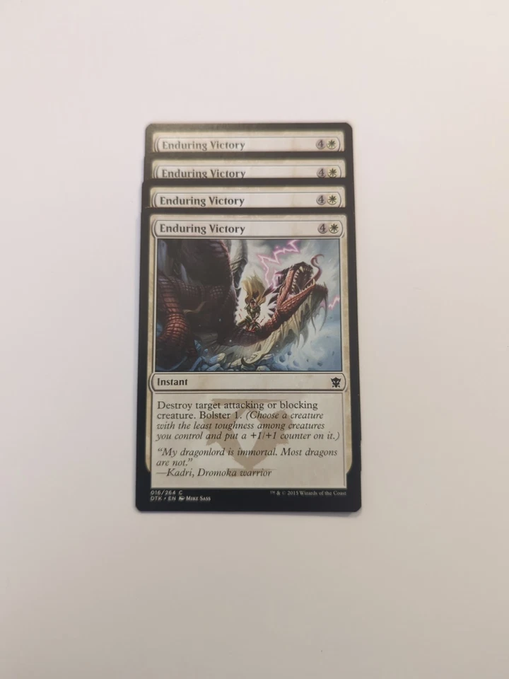 (4) Enduring Victory *PLAYSET* Dragons of Tarkir Regular NM MTG - Image 1 of 1