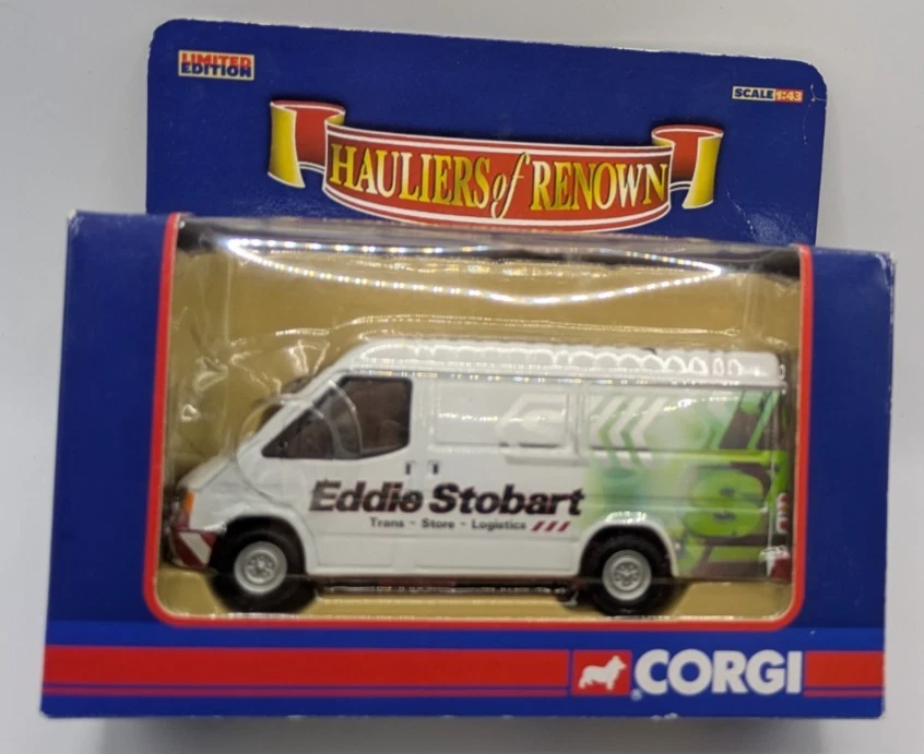 Corgi Hauliers of Renown CC07807 Eddie Stobart Ford Transit Van 2006 1:43 Scale - Image 1 of 4