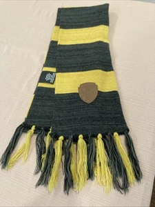Harry Potter Vintage Hogwarts Hufflepuff Scarf 83” X 7.5”/4.5” Tassel VERY GOOD - Picture 1 of 9