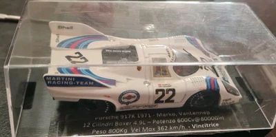 Porsche 917K 1:43 LeMans 1971 - Marko VanLennep - Brumm - Con Pilota Custom - Immagine 1 di 4