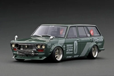 Ignition Model 3147 Datsun Bluebird (510) Wagon (Green) 1 18 Scale - Image 1 of 3
