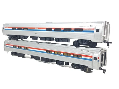BACHMANN, WALTHERS, HO GAUGE, AMTRAK 85' AMFLEET CAFE & FOOD SERVICE COACHES - Image 1 of 4