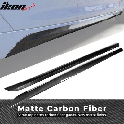 Fits 14-18 BMW 3-Series F34 GT M Sport JC Style Side Skirts Matte Carbon Fiber Foto 1 de 4